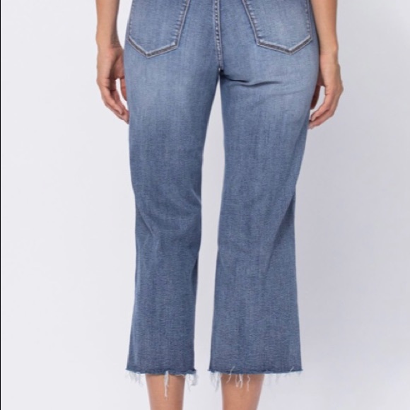 Crop wide leg Judy Blue Jeans - Picture 6 of 6